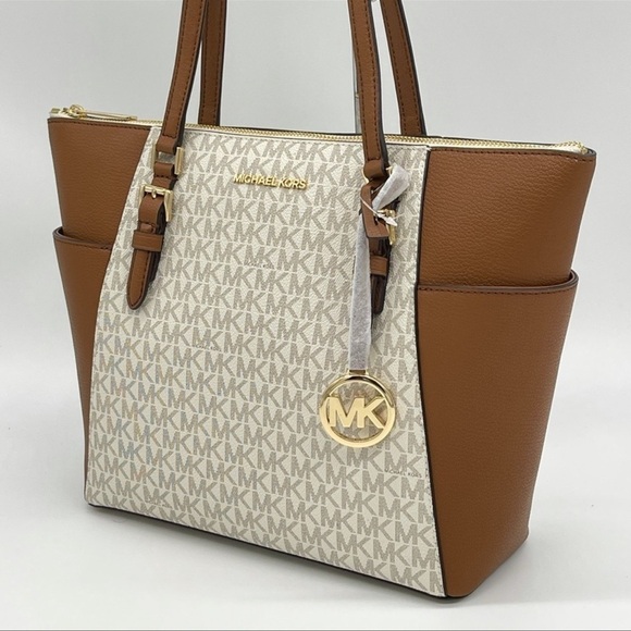 Michael Kors Charlotte Large Top Zip Tote Bag